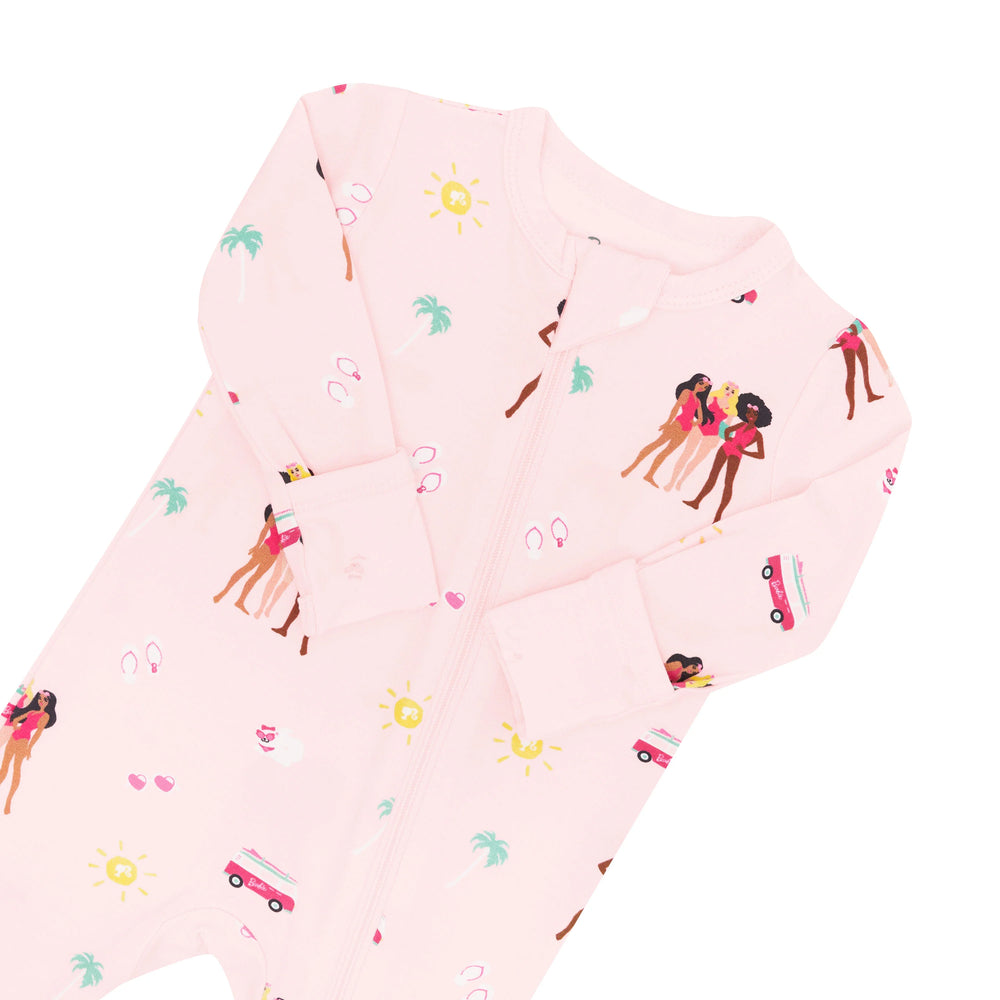 Zippered Romper in Barbie™ Beach | Kyte Baby
