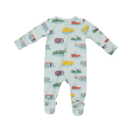 Two Way Zipper Footie - Vintage Campers | Angel Dear - Jenni Kidz