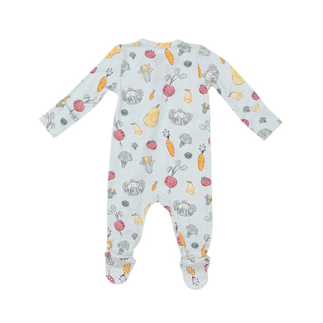 Two Way Zipper Footie - Watercolor Baby Veggies | Angel Dear - Jenni Kidz