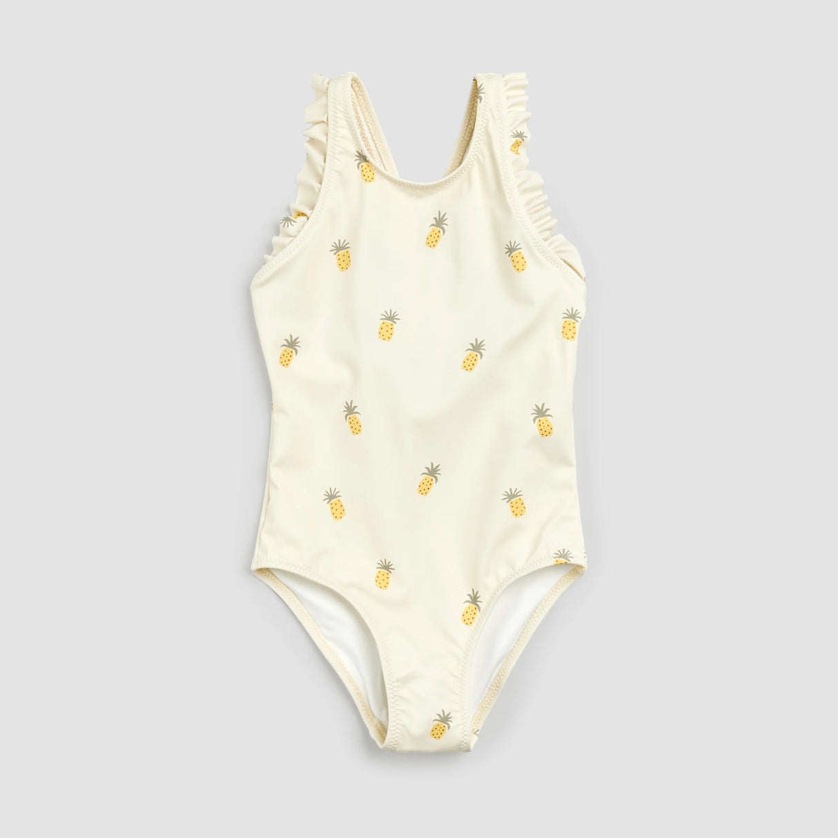 Pineapple Print on Birch Swimsuit | Petit Lem