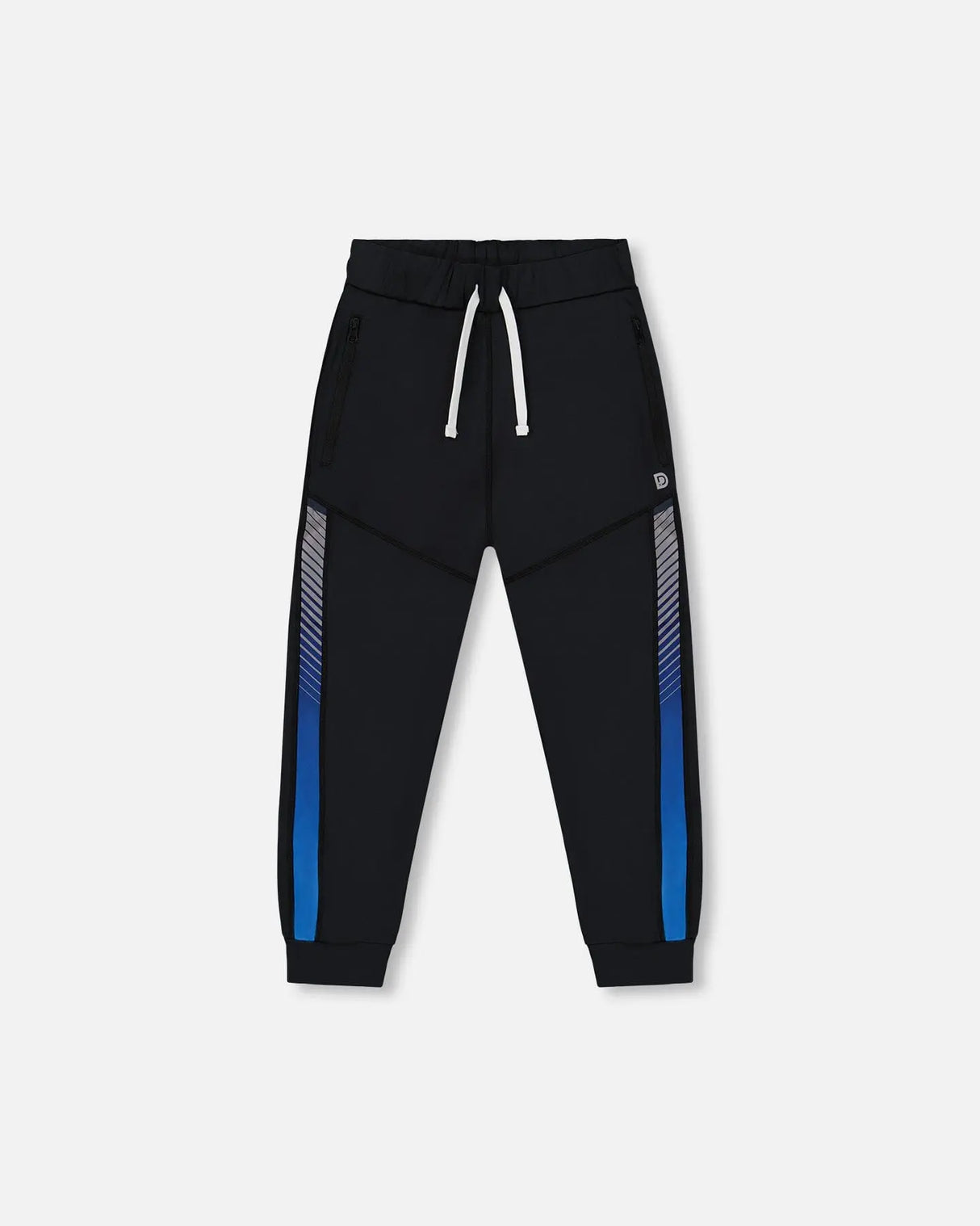 Athletic Pants Blue And Black | Deux par Deux | Jenni Kidz