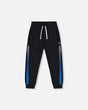 Athletic Pants Blue And Black | Deux par Deux | Jenni Kidz
