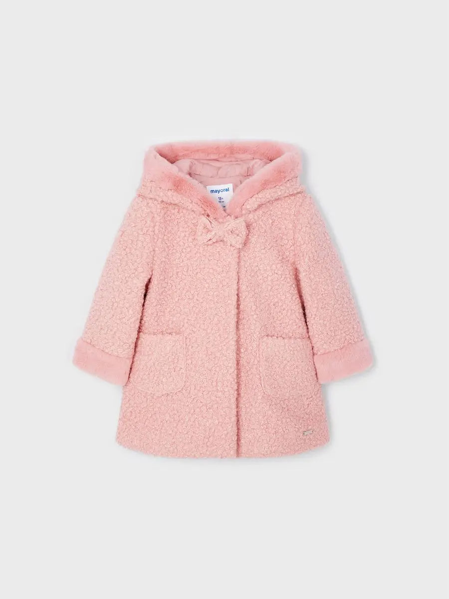 Baby Borg Coat Blush Pink | Mayoral | Mayoral | Jenni Kidz