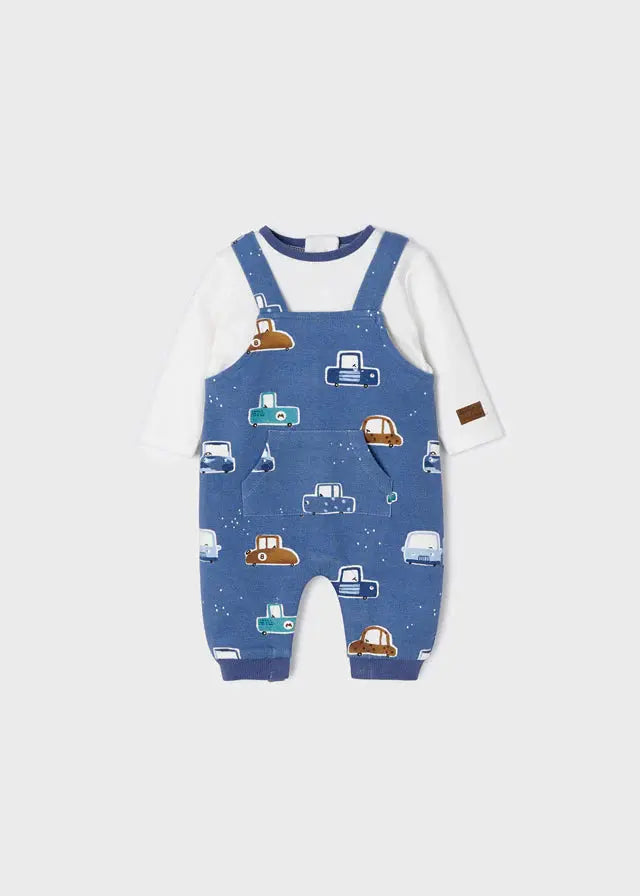 Baby Boy Ecofriends with Car Print Romper | Mayoral | Mayoral | Jenni Kidz