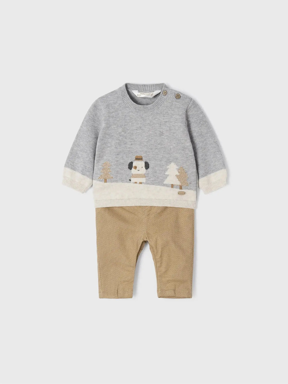 Baby Boy Sweater & Long Trouser Set - Luna Vig | Mayoral | Mayoral | Jenni Kidz