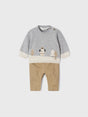 Baby Boy Sweater & Long Trouser Set - Luna Vig | Mayoral | Mayoral | Jenni Kidz