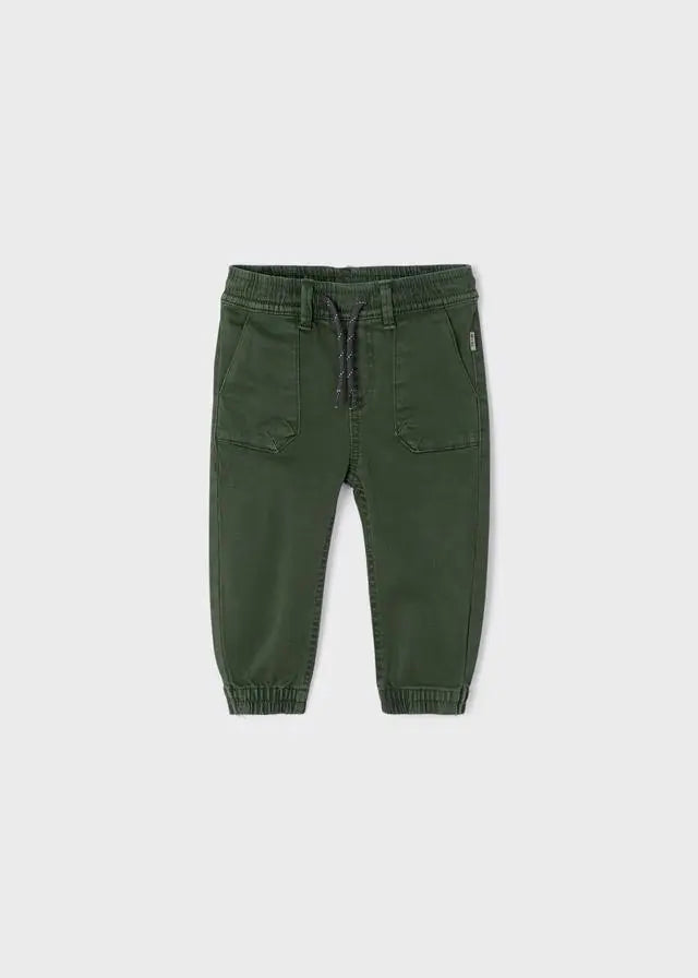Baby Boys Twill Joggers - Hiedra | Mayoral | Mayoral | Jenni Kidz