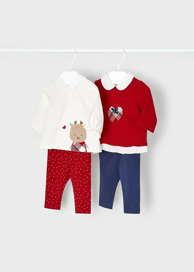 Baby Girls 4 Piece Leggings Set | Mayoral | Mayoral | Jenni Kidz