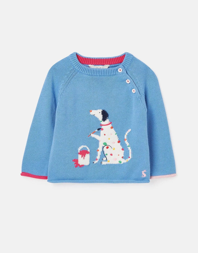 Baby Girls Dalmpro Sweater | Joules | Joules | Jenni Kidz