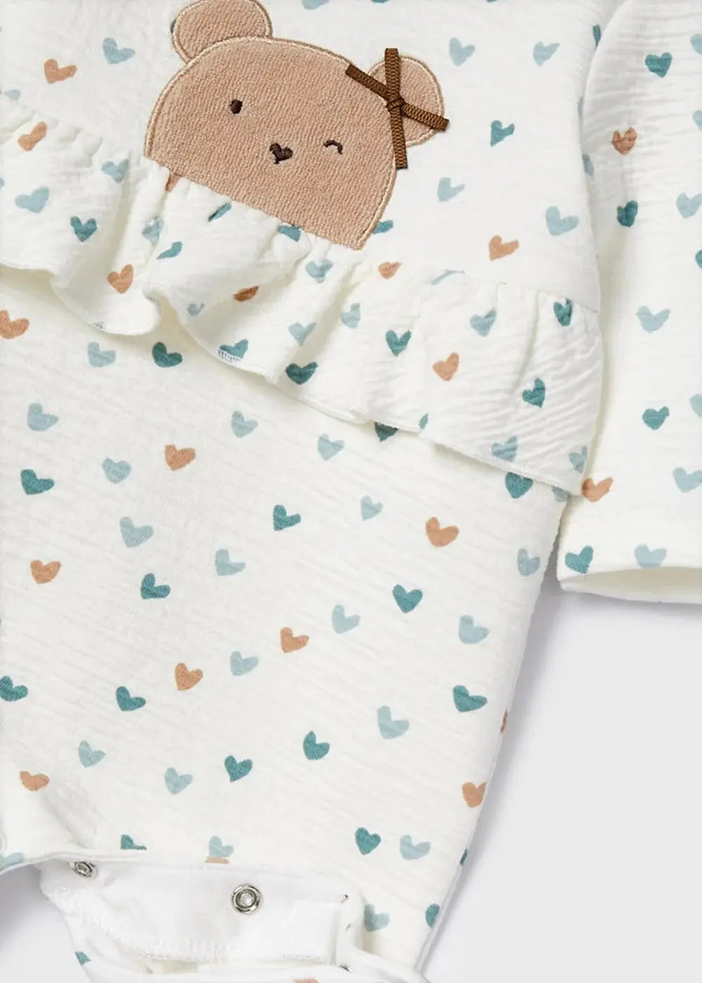 Baby Girls Padded Warm Cotton Romper | Mayoral | Mayoral | Jenni Kidz