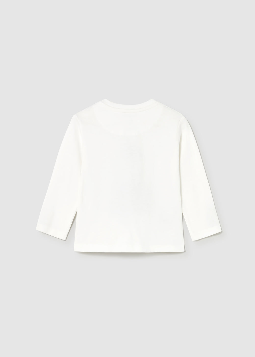 Back view showing plain design of Mayoral baby animals T-shirt