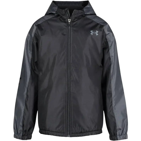 Boys Black Manataug Windbreaker Jacket | Under Armour | Under Armour | Jenni Kidz