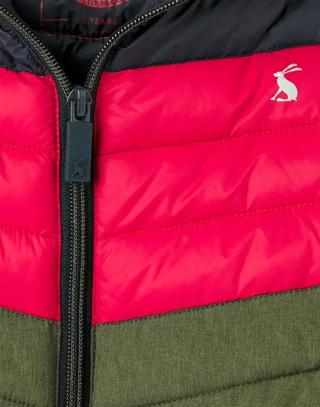 Boys Cairn Packaway Showerproof Jacket Colour Block | Joules | Joules | Jenni Kidz