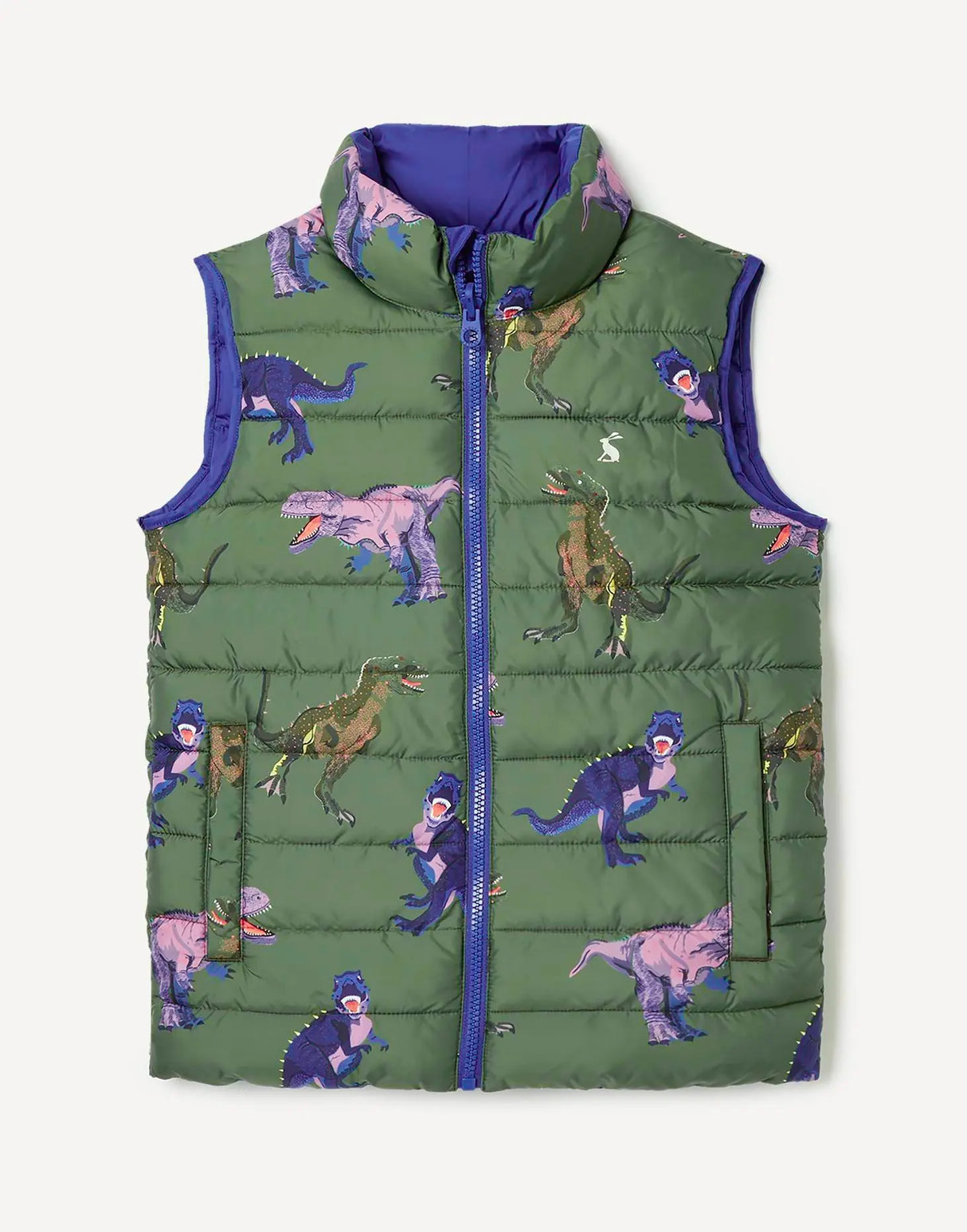 Boys Flip It Reversible Printed Gilet | Joules | Joules | Jenni Kidz