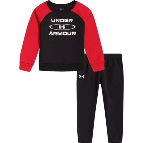 Boys Hoodie And Sweatpants Set Black Raglan Crewneck | Under Armour | Under Armour | Jenni Kidz