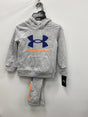Boys Mod Gray Big Logo Hoodie Set | Under Armour | Under Armour | Jenni Kidz