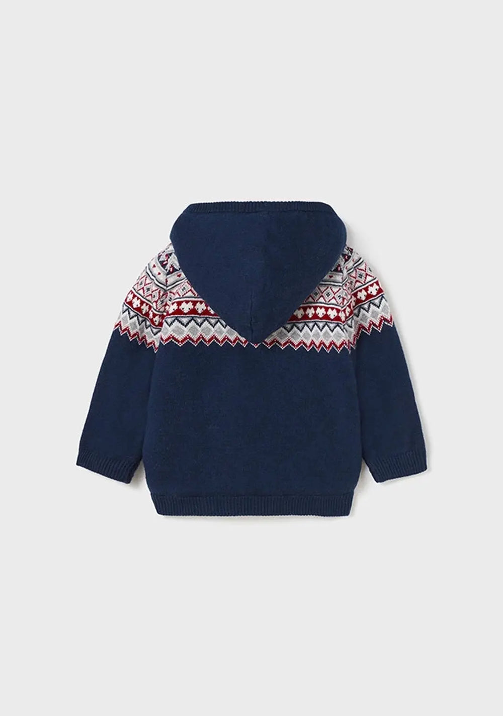 Boys NAVY KNIT CARDIGAN HOODED | Mayoral | Mayoral | Jenni Kidz