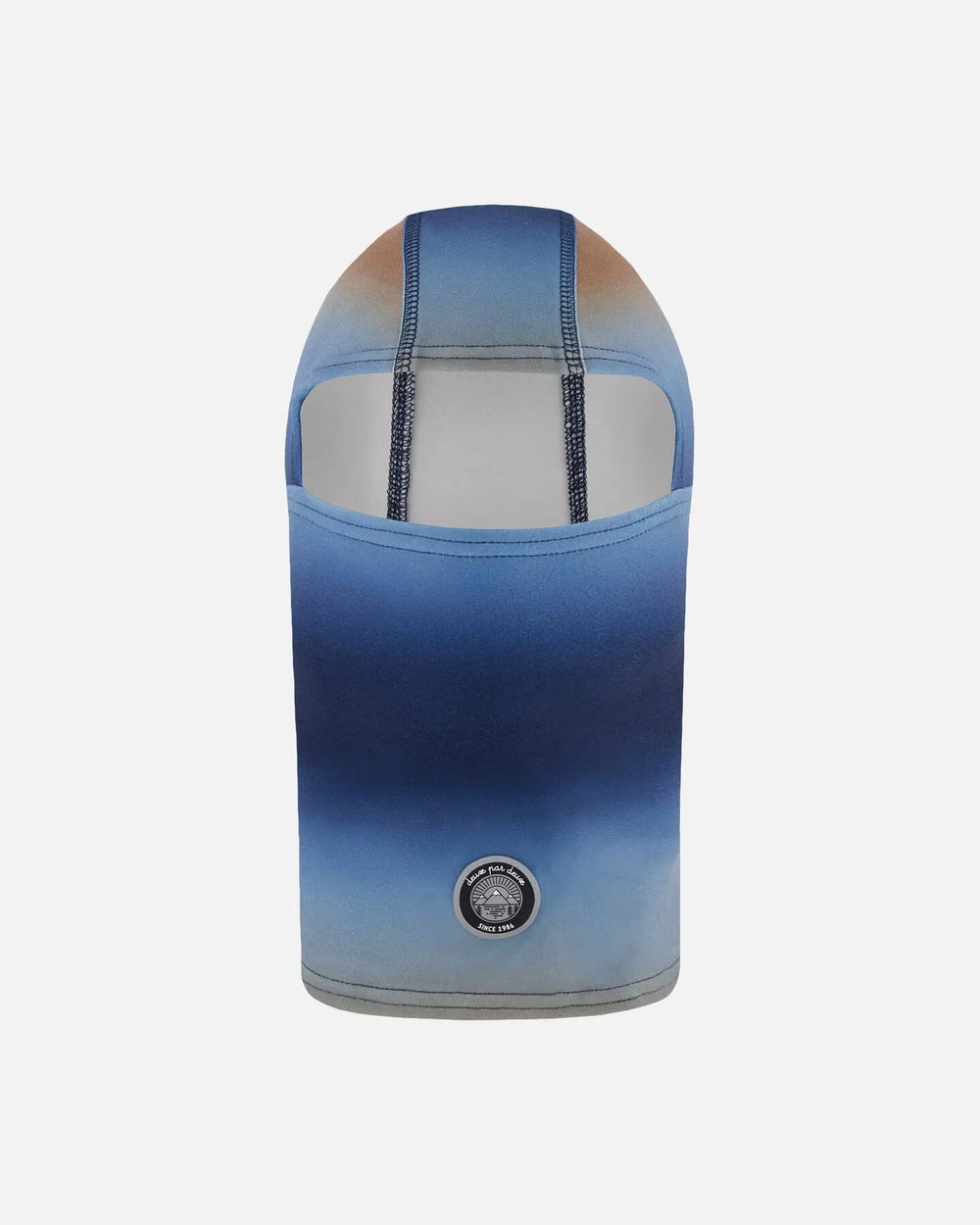 Brushed Jersey Balaclava Blue And Beige Gradient | Deux par Deux | Jenni Kidz