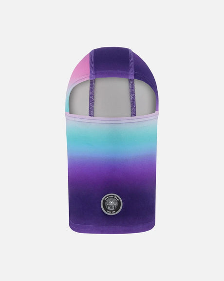 Brushed Jersey Balaclava Purple Gradient | Deux par Deux | Jenni Kidz