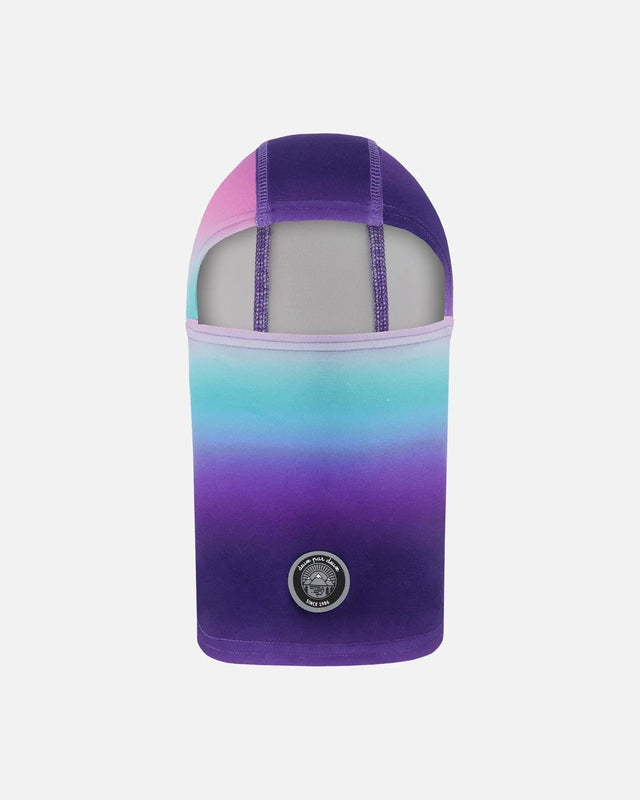 Brushed Jersey Balaclava Purple Gradient | Deux par Deux | Jenni Kidz