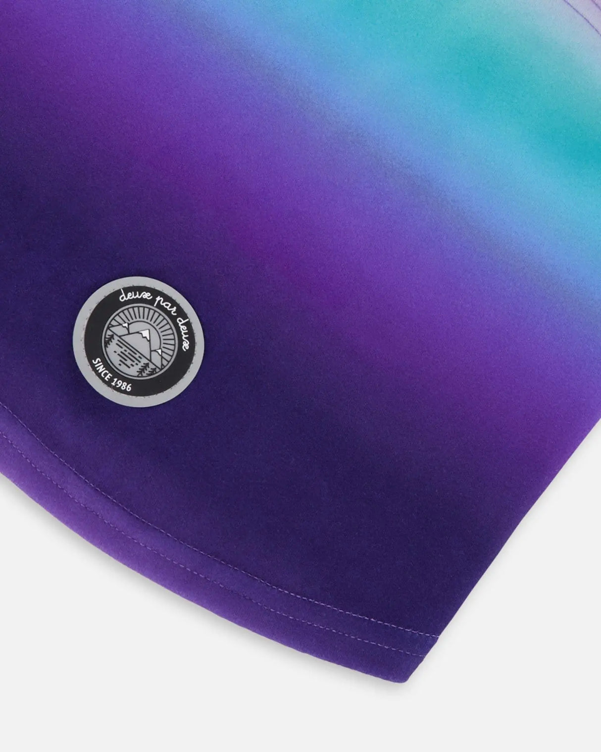 Brushed Jersey Balaclava Purple Gradient | Deux par Deux | Jenni Kidz