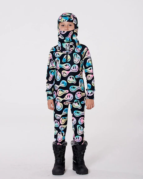 Brushed Jersey Balaclava Smiley Face Girl | Deux par Deux | Jenni Kidz