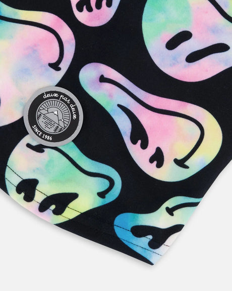 Brushed Jersey Balaclava Smiley Face Girl | Deux par Deux | Jenni Kidz