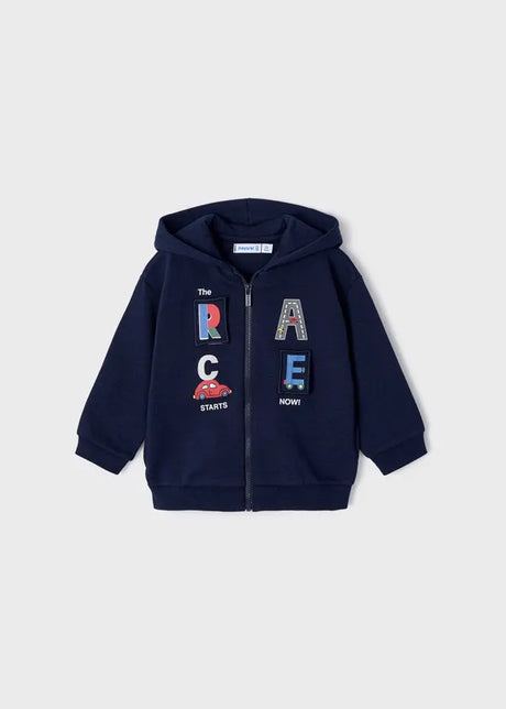 Car Zip Up Sweatshirt Hoodie | Mayoral | Mayoral | Jenni Kidz