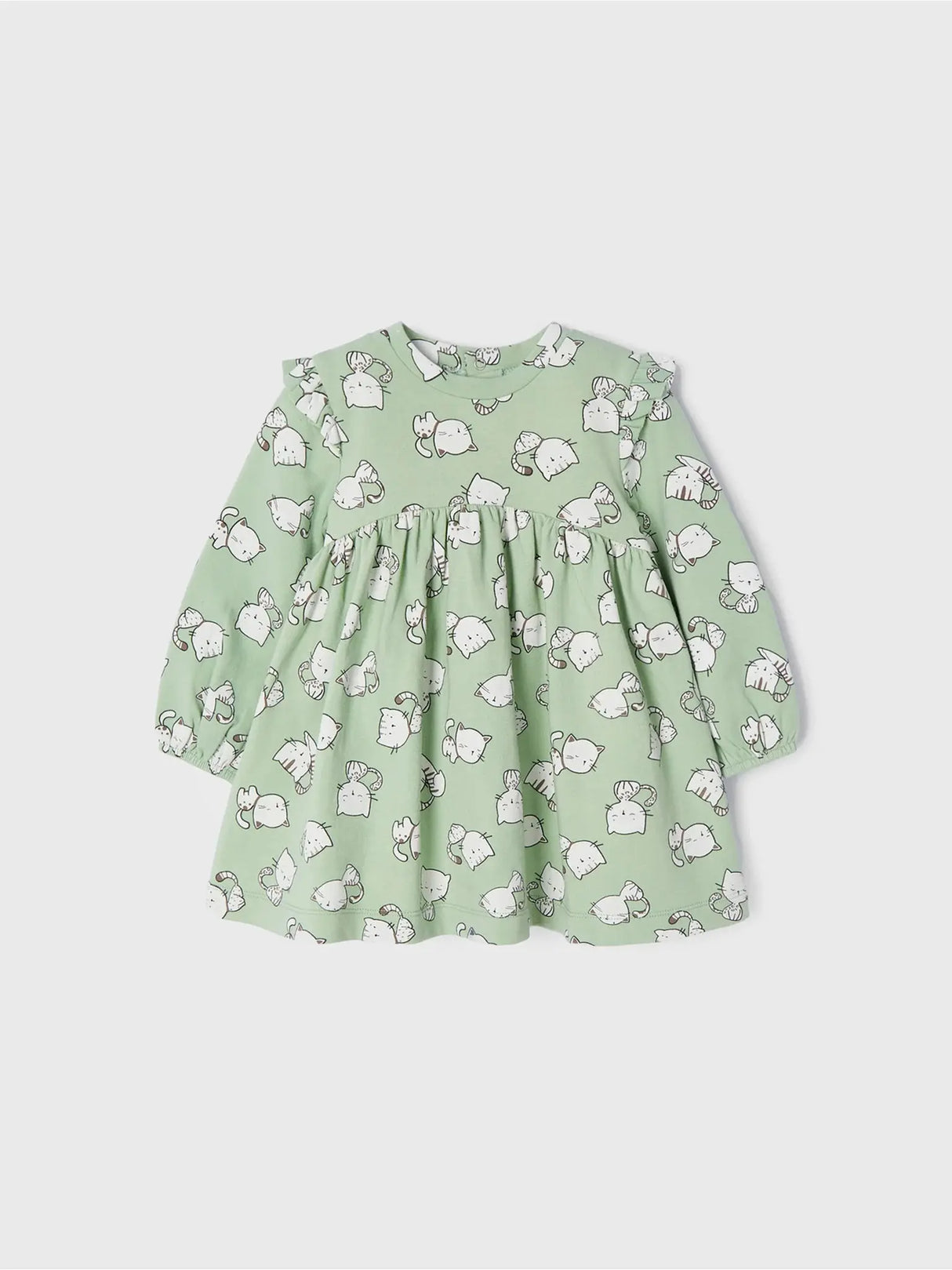 Cat Patterned  Baby Girls Dress | Mayoral | Mayoral | Jenni Kidz