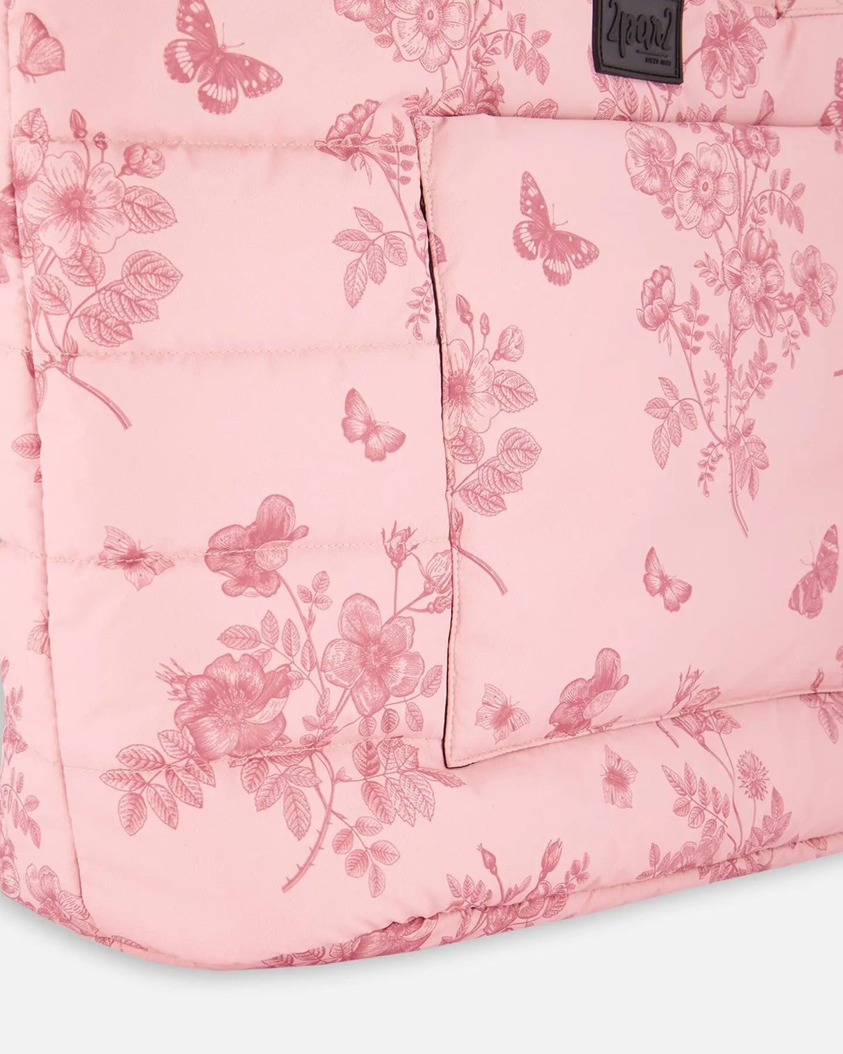 Changing Tote Printed Watercolor Roses | Deux par Deux | Jenni Kidz