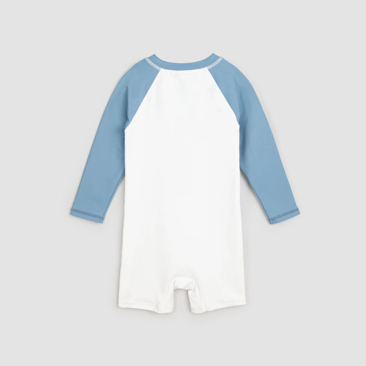 Color Block Raglan Long-Sleeve Swim Romper | Miles The Label | Miles The Label | Jenni Kidz
