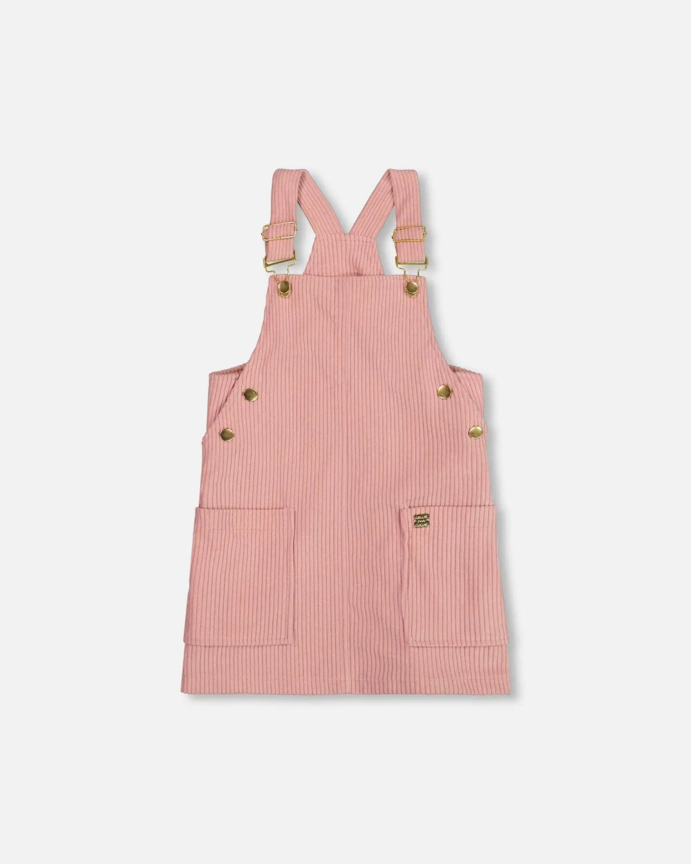 Corduroy Overall Dress Dusty Pink | Deux par Deux | Jenni Kidz