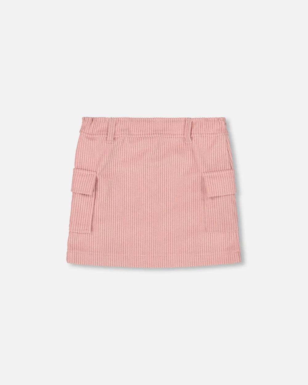 Corduroy Skirt With Cargo Pockets Dusty Pink | Deux par Deux | Jenni Kidz
