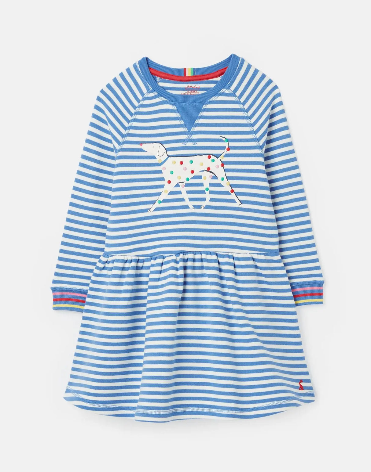 Darlia Long Sleeve Sweat Girls Dress | Joules | Joules | Jenni Kidz