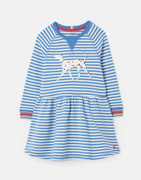 Darlia Long Sleeve Sweat Girls Dress | Joules | Joules | Jenni Kidz