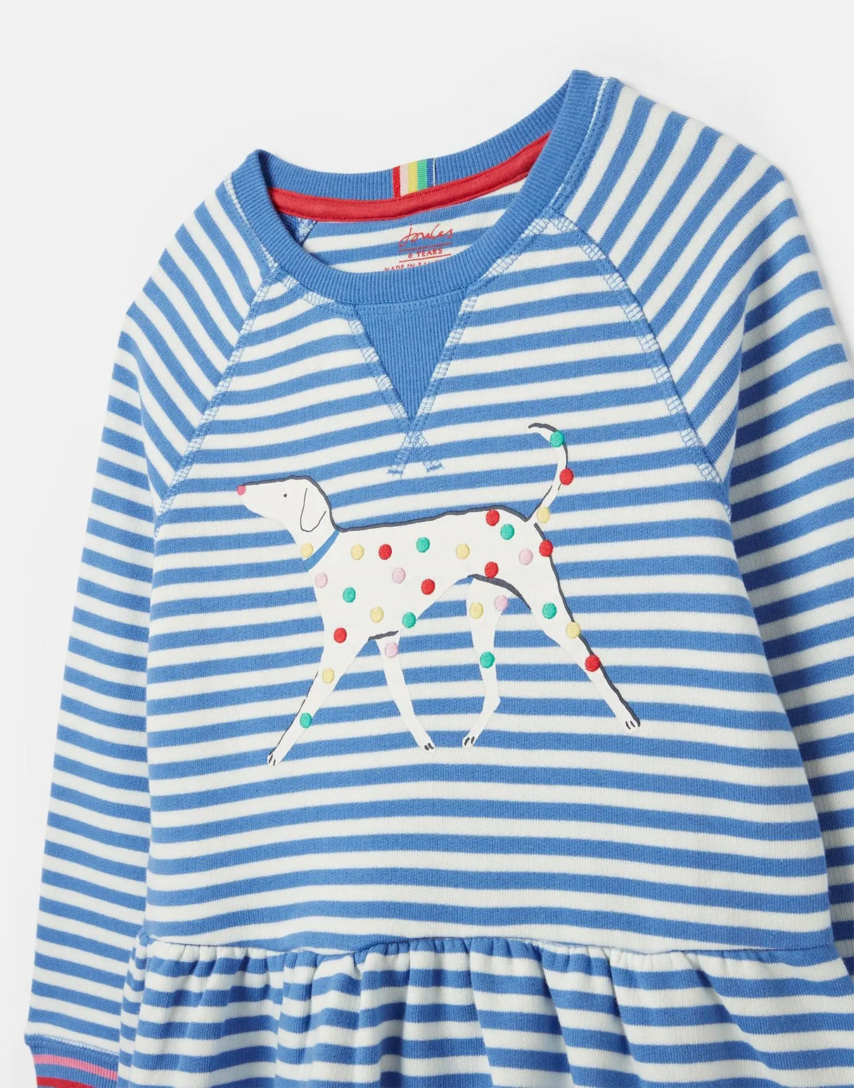Darlia Long Sleeve Sweat Girls Dress | Joules | Joules | Jenni Kidz
