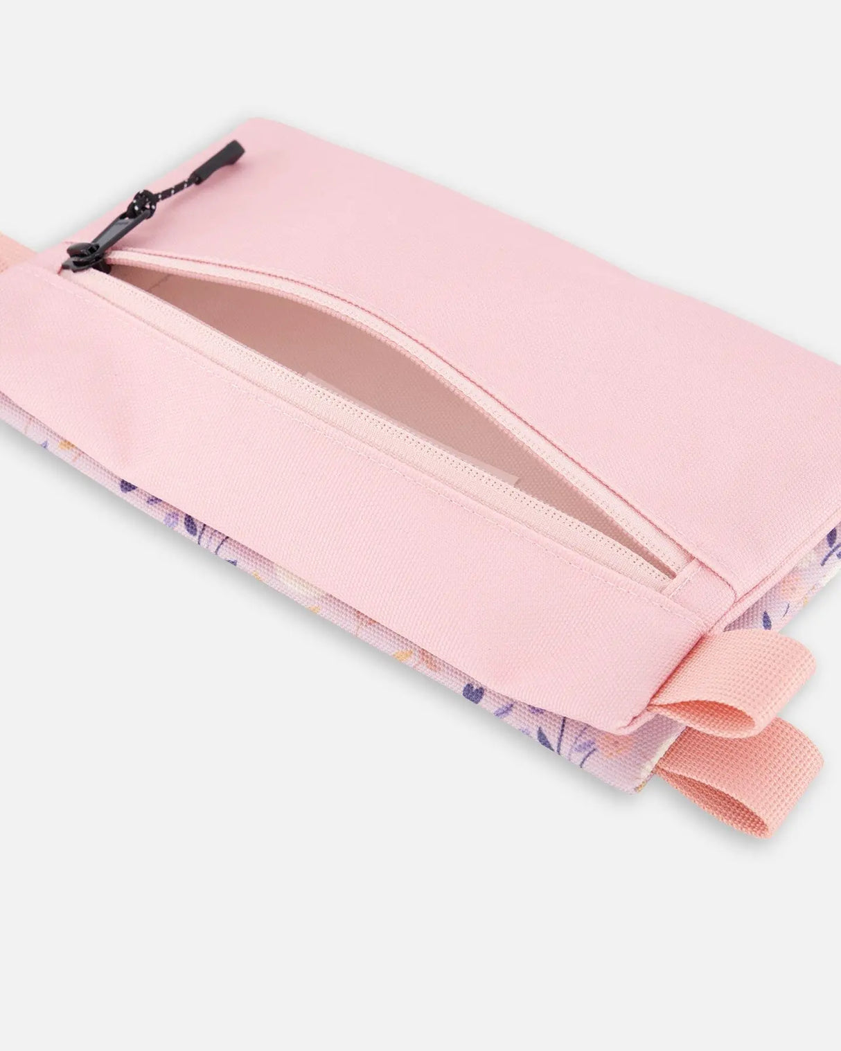 Double Pencil Case Lilac Retro Flower Print | Deux par Deux | Jenni Kidz