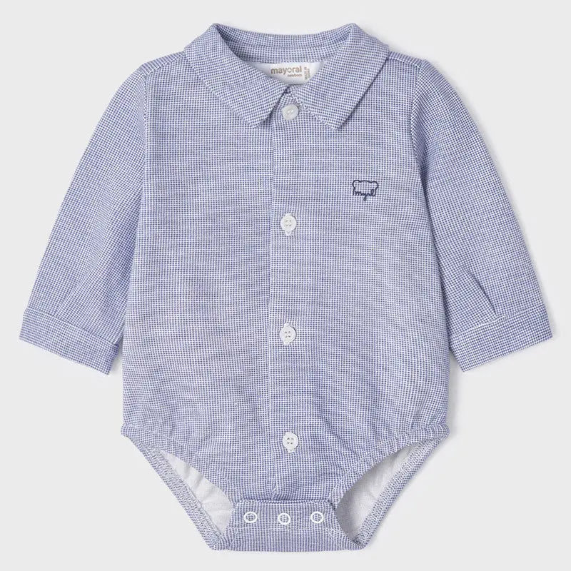 ECOFRIENDS Collare Bodysuit Baby Boy - Light Blue | Mayoral | Mayoral | Jenni Kidz