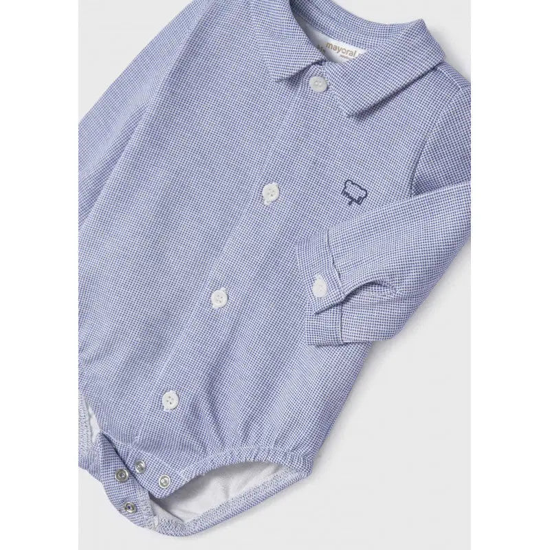 ECOFRIENDS Collare Bodysuit Baby Boy - Light Blue | Mayoral | Mayoral | Jenni Kidz