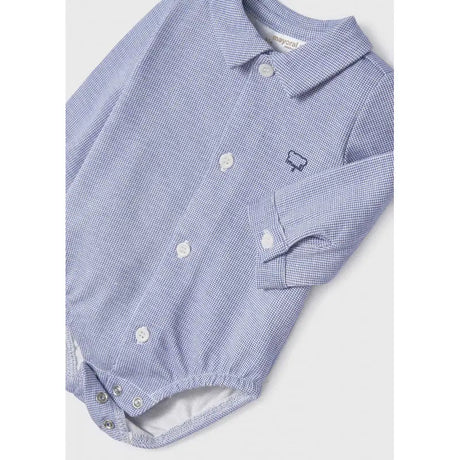 ECOFRIENDS Collare Bodysuit Baby Boy - Light Blue | Mayoral | Mayoral | Jenni Kidz