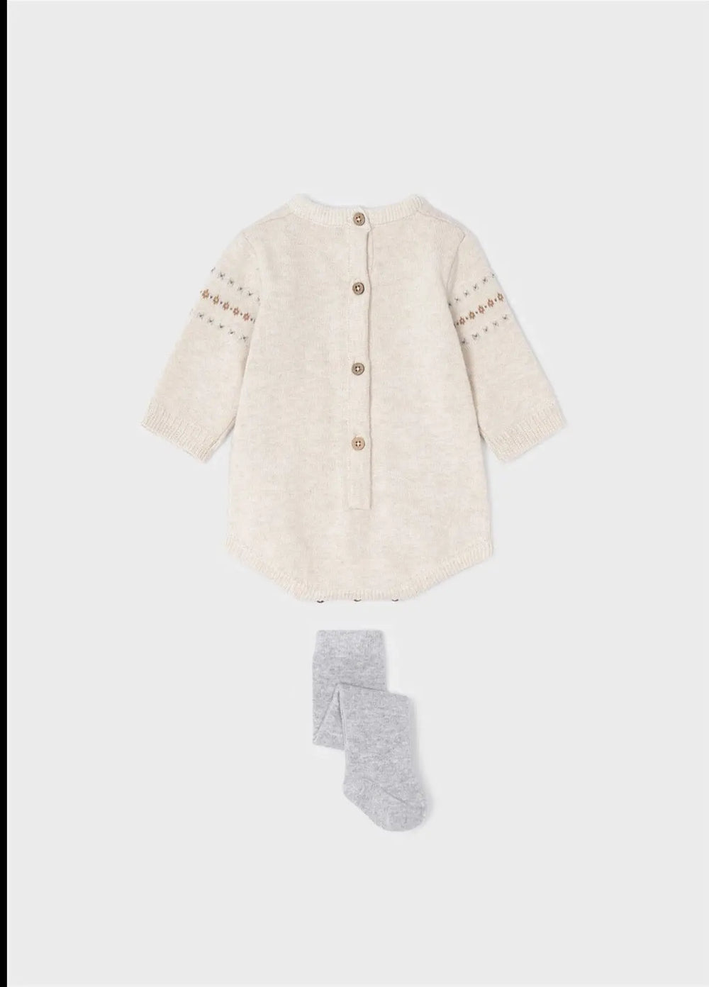 ECOFRIENDS knitted romper with tights set newborn | Mayoral | Mayoral | Jenni Kidz