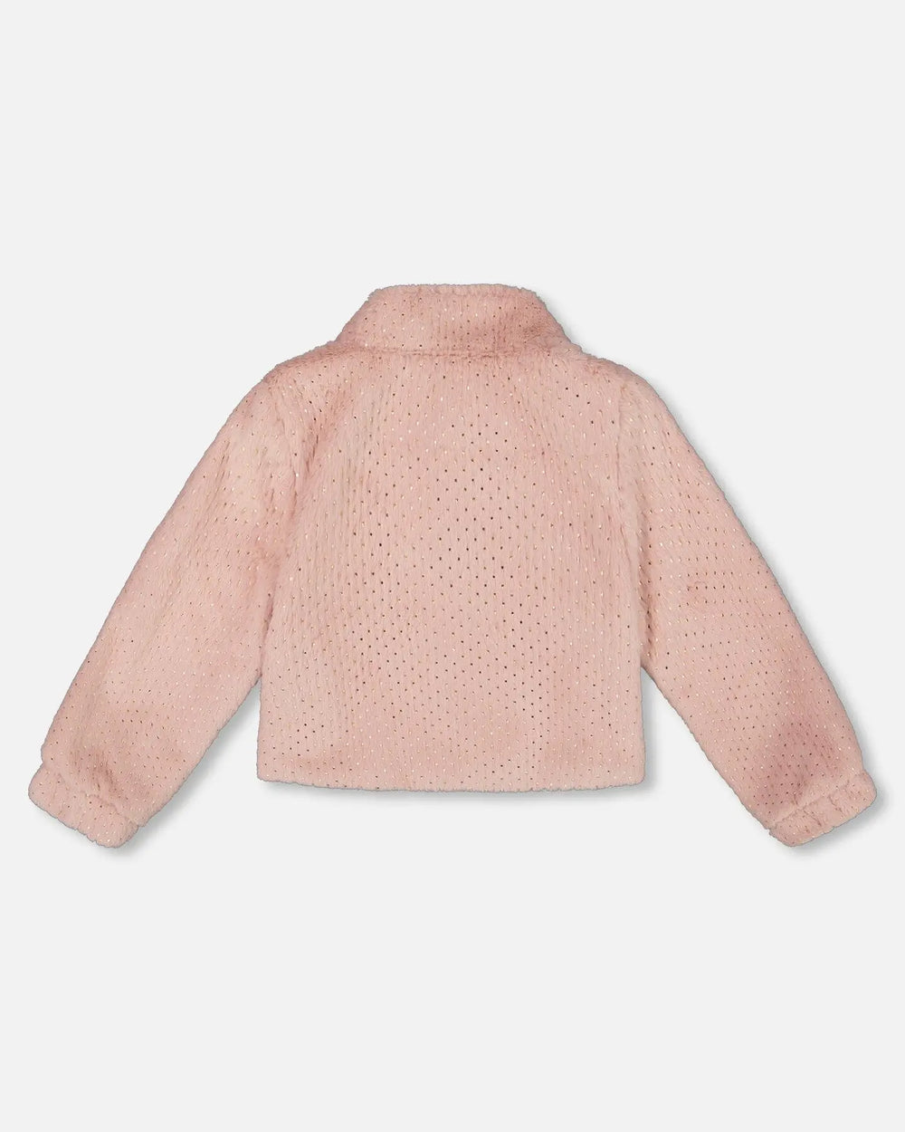 Fake Fur Short Jacket Pink | Deux par Deux | Jenni Kidz