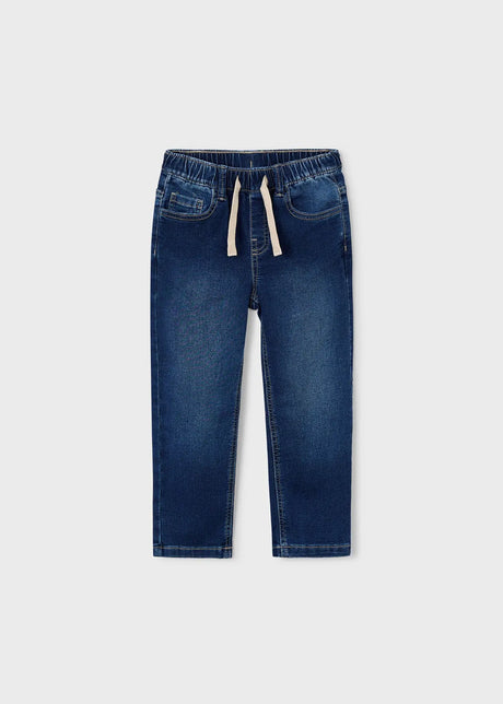 Flat lay front view of Mayoral boy jogger jeans