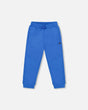 Fleece Sweatpants Blue | Deux par Deux | Jenni Kidz