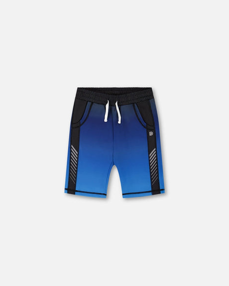 Athletic Shorts Blue And Black-0