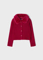 Girls Faux Fur Collar & Cardigan | Mayoral | Mayoral | Jenni Kidz