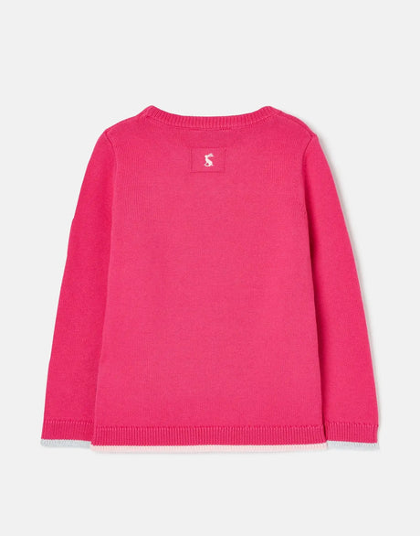 Girls Geegee Intarsia Sweater | Joules | Joules | Jenni Kidz