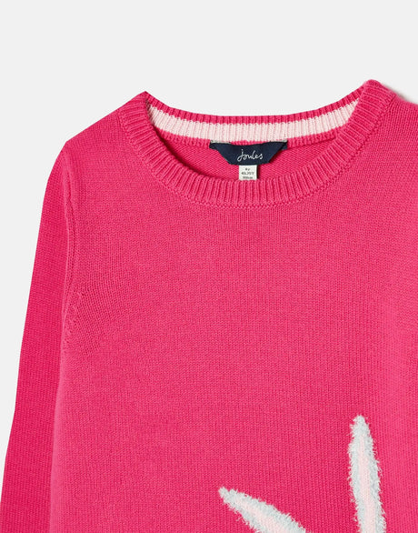 Girls Geegee Intarsia Sweater | Joules | Joules | Jenni Kidz