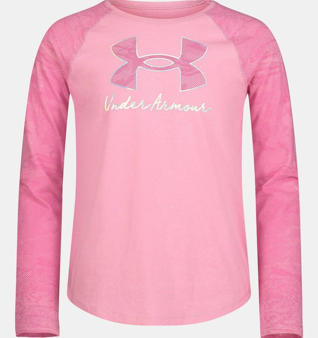 Girls Halftone Raglan Long Sleeve | Under Armour | Under Armour | Jenni Kidz