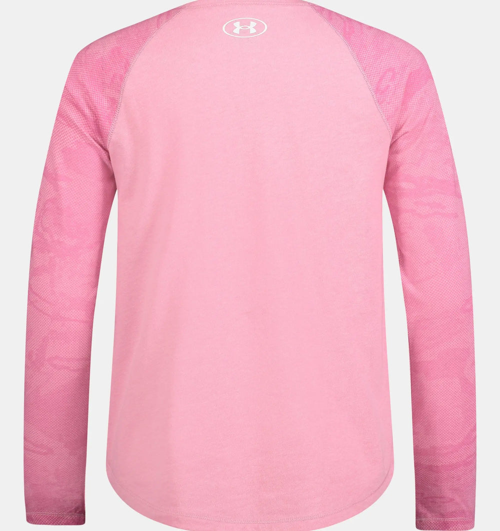 Girls Halftone Raglan Long Sleeve | Under Armour | Under Armour | Jenni Kidz